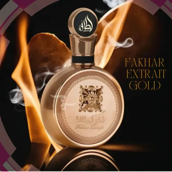 FAKHAR LATAFA GOLD MASCULINO DOURADO